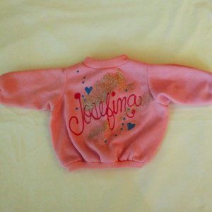 American Girl Josefina Pink Sweatshirt